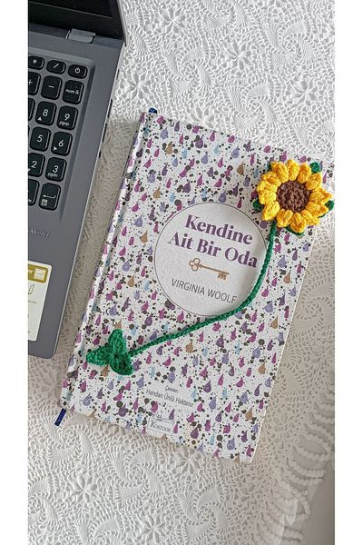 DelinaFrida Takı Hediye Plain Knitted Sunflower Brace, Hand Knitted, Friend Gift Ideas