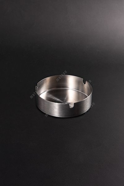 Mutsan Set de 10 scrumiere din oțel inoxidabil |   Placa de cultură cu diametrul de 8 cm |   Restaurante, cafenele și hoteluri |   304 Calitate