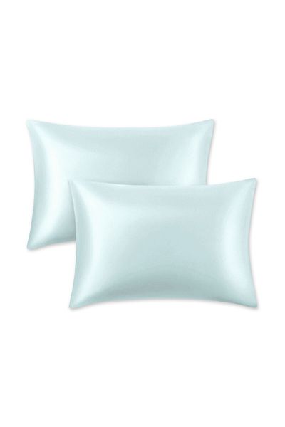 Evim Organic Cotton Satin Light Blue 2-Piece Pillowcase 50X70 cm