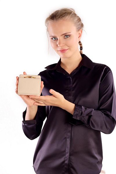 Rays 026 Model Classic Mini Cream Wallet