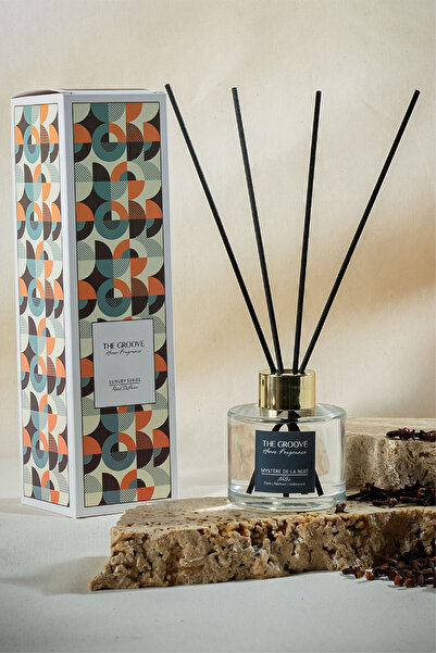 THE GROOVE Sandal 100 ml Silindir Çubuklu Oda Kokusu Parfümü Şeffaf Mystère D...