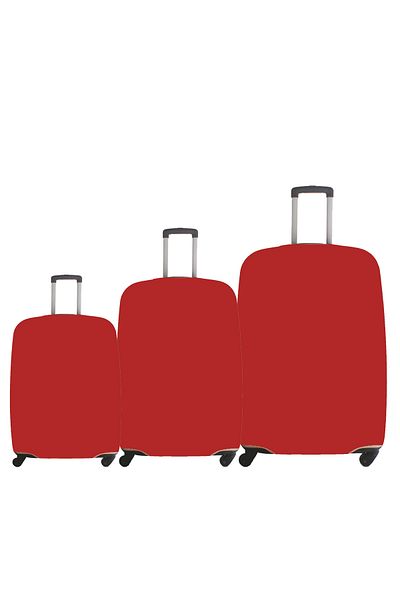 MY SARACİYE My Red Saddler Luggage and Suitcase Cover Set - Large, Medium, Cabin Size