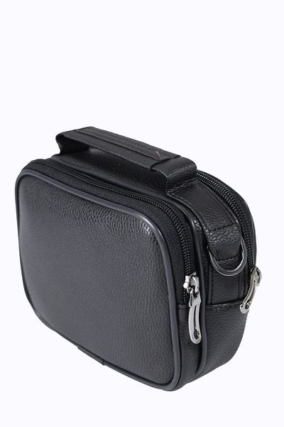 U.S. Polo Assn. Us Polo Assn Black Faux Leather Shoulder Strap Portfolio - Plevr 8417-S