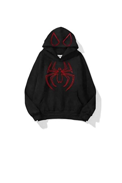 kahire غطاء رأس مطبوع عليه عنكبوت أسود-أبيض-وردي للجنسين بثلاثة خيوط