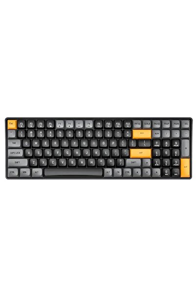 Genel Markalar A100 Brown Sugar Kablosuz Mekanik Gaming Klavye – Yellow Switc...