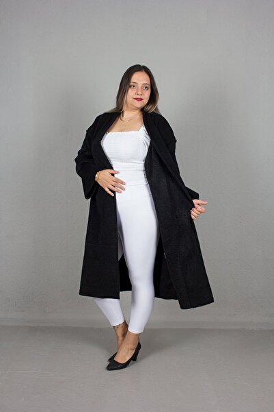 Truva XXL Large Size Women's Clothing Oversize Cashmere Coat