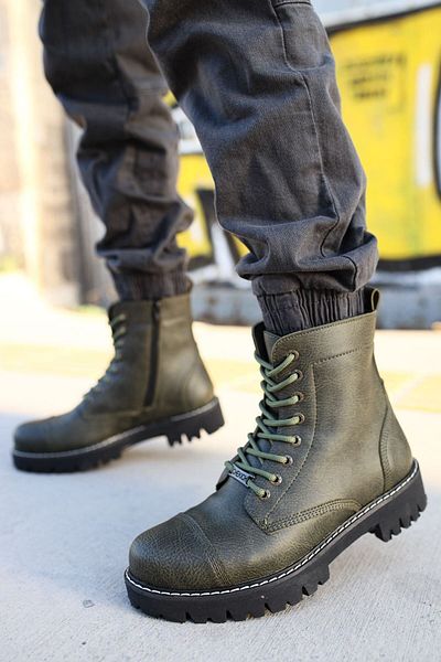 Chekich Khaki Men's Boots