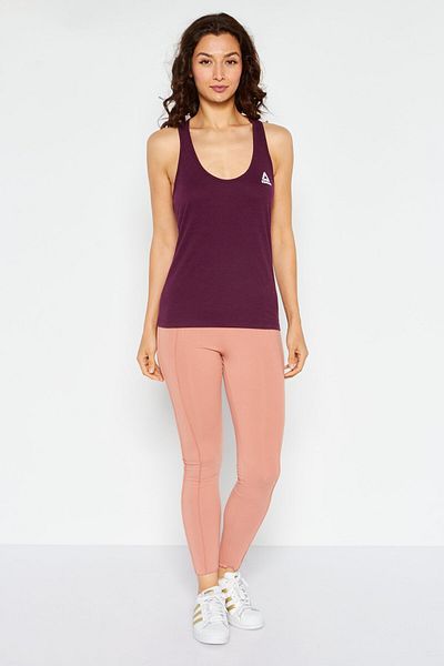 Reebok Women Sportswear Fit Sleeveless Training Top, Maroon