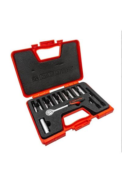İzeltaş İzeltaş 14 Piece 1/4 Deep Socket Set