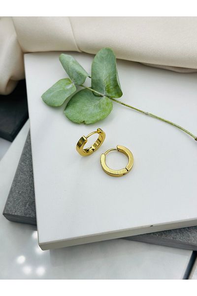Lumiera Gold Hoop Steel Earrings That Doesn'T Exceed 3 Colors