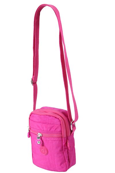 MEGA BAG Unisex M 227 Crinkle Fabric Small Shoulder Bag - Phone Holder