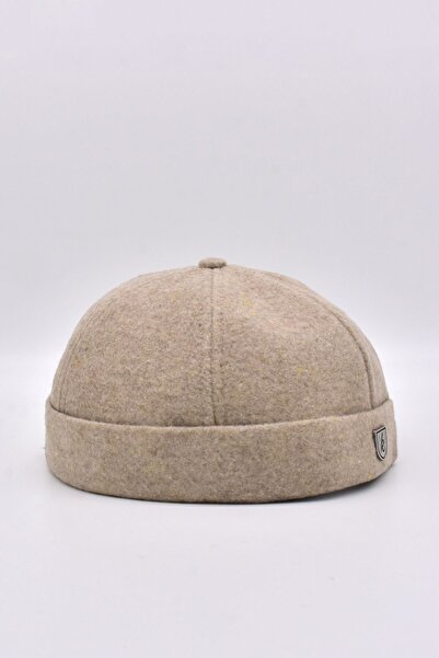 Külah Erkek Sokak Stili Yünlü Sipersiz Şapka Docker Cap