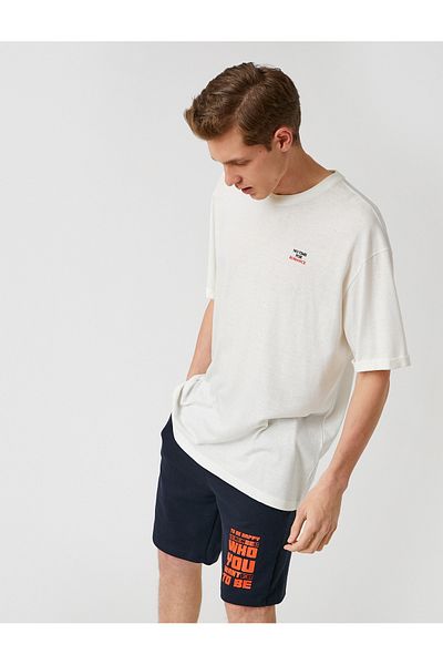 Koton Pantaloni scurți imprimați Slim Fit