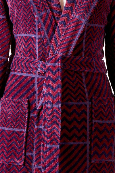 Özdilek Hawaii Maro Velvet Hooded Bathrobe