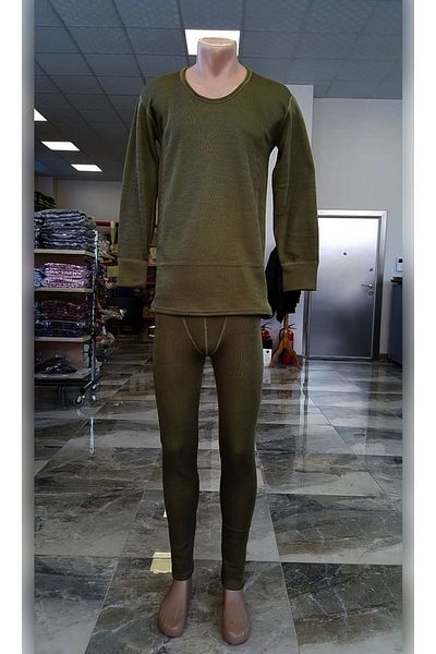 YÜN Wool Khaki Green Inner Suit