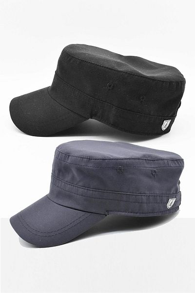 Külah Light and Fast Castro Cap 2-Piece Black-Anthracite Summer Hat Set