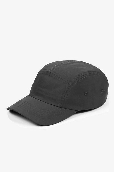 Külah Black Hiphop Snapback Cap - 5 Panel Basic Street Model