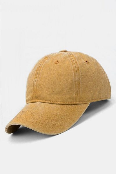 Külah Men's Vintage Hat Summer Outdoor Cap Beanies-mustard