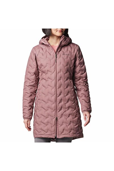 Columbia Delta Ridge II Long Down Jacket Kadın Mor Mont