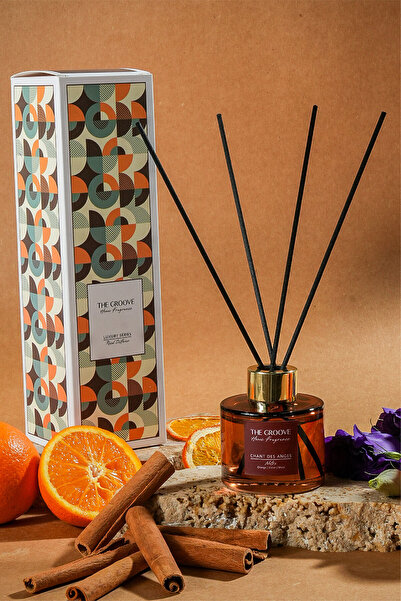 THE GROOVE Woody Amber 100 ml Silindir Çubuklu Oda Kokusu Parfümü Kahve Chant...