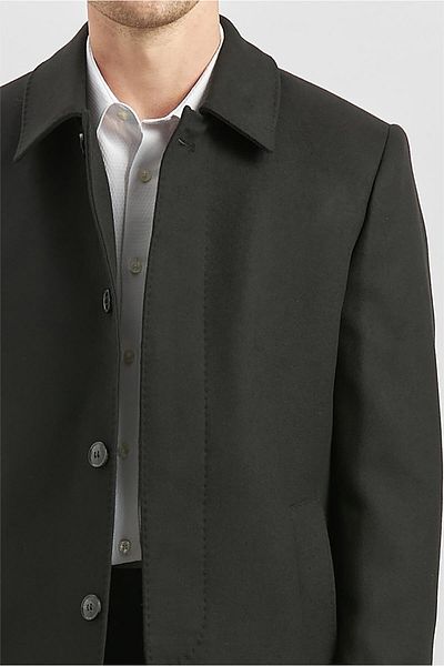İmza Baby Collar Black Cashmere Coat - Καπιτονέ και άνετη εφαρμογή (1008245161)