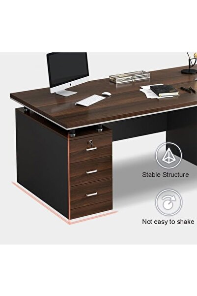 Türkiye مكتب تنفيذي وطاولة كمبيوتر متعددة الوظائف