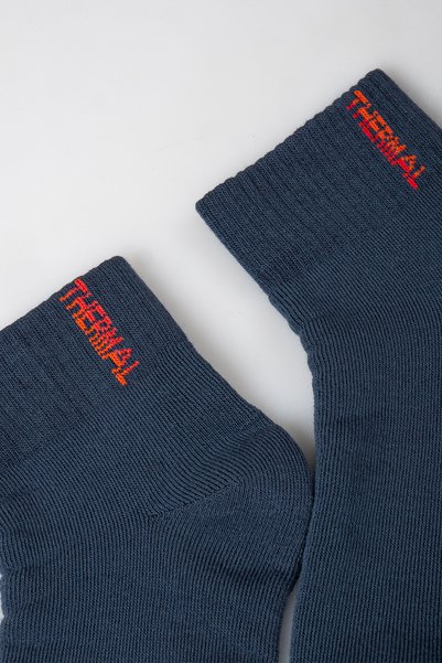 ÇorapBudur 2 Pairs Women Men Toe Cap Seamless Combed Cotton Fabric Thermal Terry Winter Thick Socks