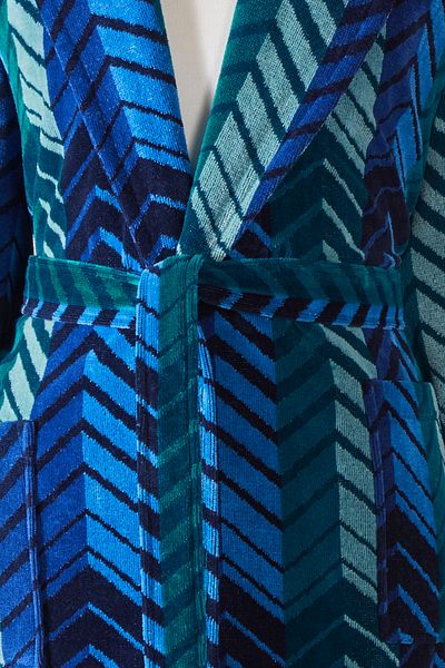 Özdilek Μπουρνούζι με κουκούλα Hawai Eclectic Velvet