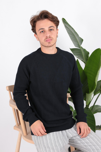 Cazador 3013 سترة برقبة دائرية للرجال