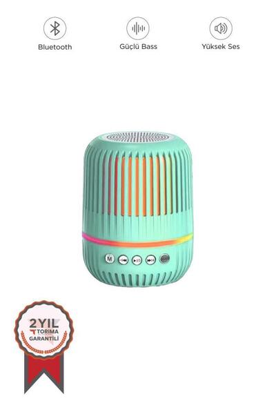 Torima Bluetooth Hoparlör Kablosuz Rgb Işıklı Speaker GTS-2150 Yeşil