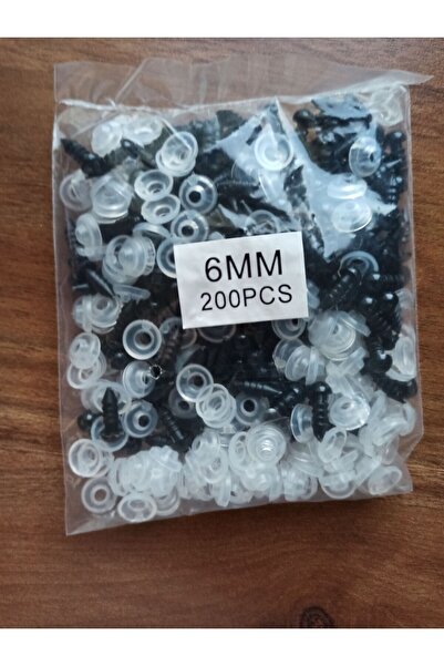 İthal 6mm Vidalı Göz 200 lü Paket