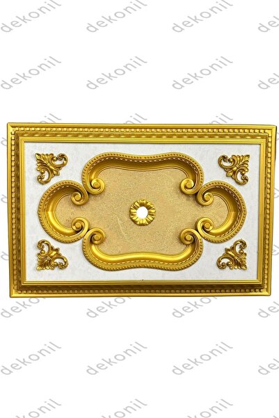 Dekonil Altın Dikdörtgen Saray Tavan 60*90 Cm