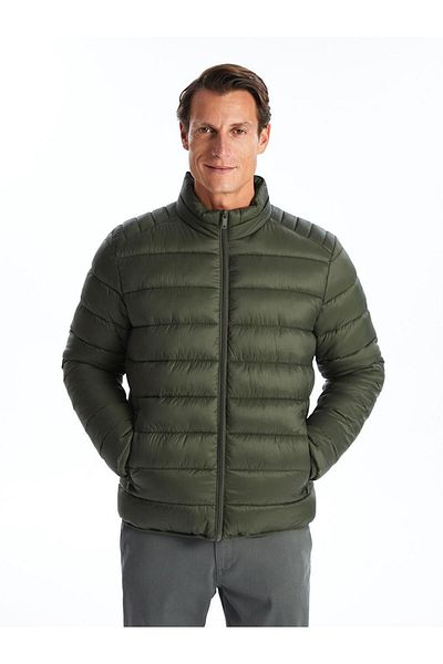 LC Waikiki Ανδρικό πουπουλένιο παλτό Standard Mold Stand Collar