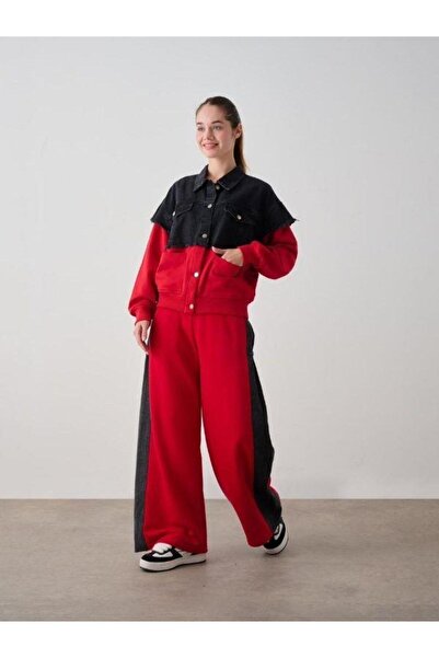 Zekids Κοριτσίστικο τζιν μπουφάν με 3 κλωστές