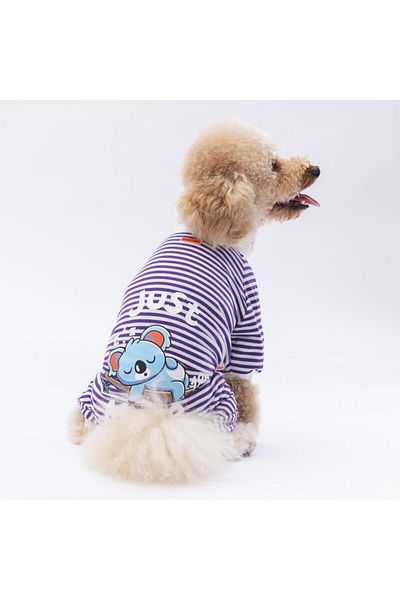 Pawstar Purple Just More Cat Dog Pajamas - Cat Dog Jumpsuit and Outfit