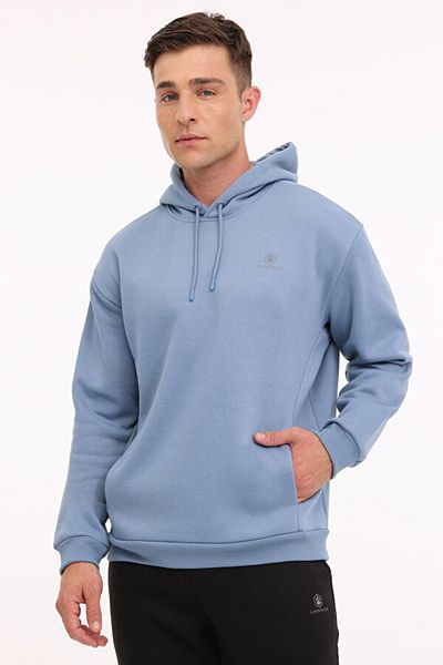 lumberjack 4w Mb Sn04 Hoodie 4pr Transpirație pentru bărbați A 101898502   K.pastel albastru