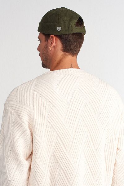 Külah Men's Street Style Wool Brimless Hat Docker Cap