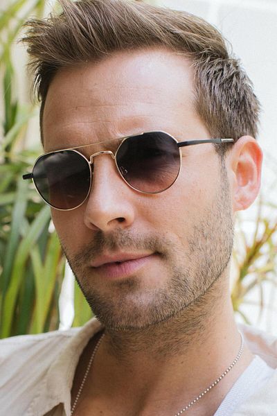 Bilge Karga Sakarca Gold Blue Orange Men's Sunglasses