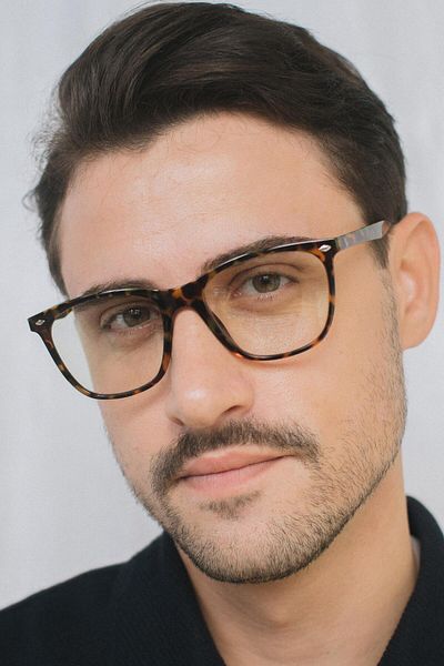 Bilge Karga Men's Blue Light Protective Glasses - Cebe Magic Leopard