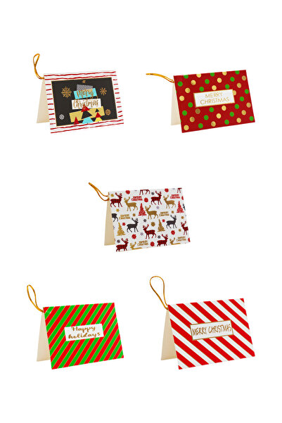 Yusuf Dirik YD Party Supplies بطاقة تهنئة بالعام الجديد مقاس 7 × 9 سم قابلة ل...