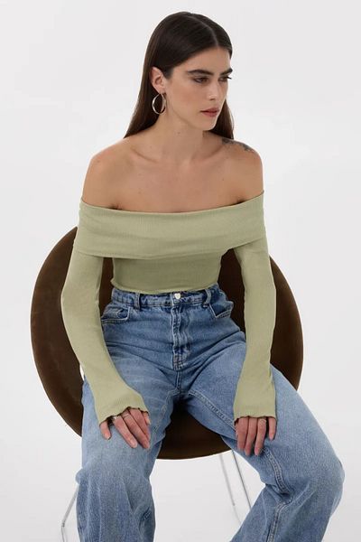 Hiccup Μπλούζα με γιακά Madonna Off Shoulder