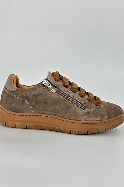 Mammamia D24Ka-335 Women's Leather Casual Shoes