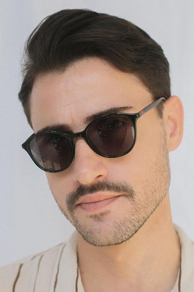 Bilge Karga Deja Green Black Men's Sunglasses