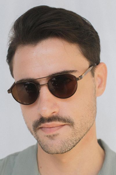 Bilge Karga Maija Bronze Brown Men's Sunglasses