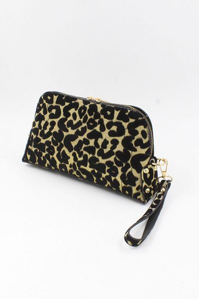 Chantaky 109 1100 Geantă de umăr din piele intoarsa leopard