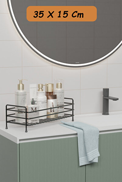 zabata Paslanmaz Metal Çok Amaçlı Banyo, Mutfak Rafı Kozmetik , Takı Düzenleyici Organizeri