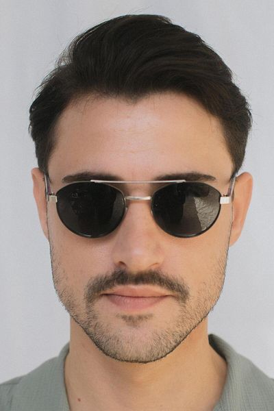 Bilge Karga Maija Silver Black Men's Sunglasses