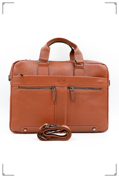 Derimo Leather حقيبة جلدية أصلية وحقيبة كمبيوتر محمول