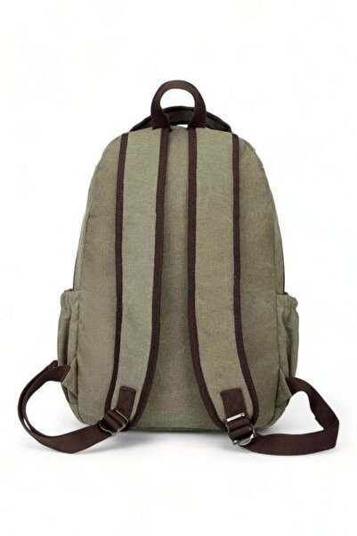 CACTİVE Cactive Canvas Green Unisex Backpack Ctv1315