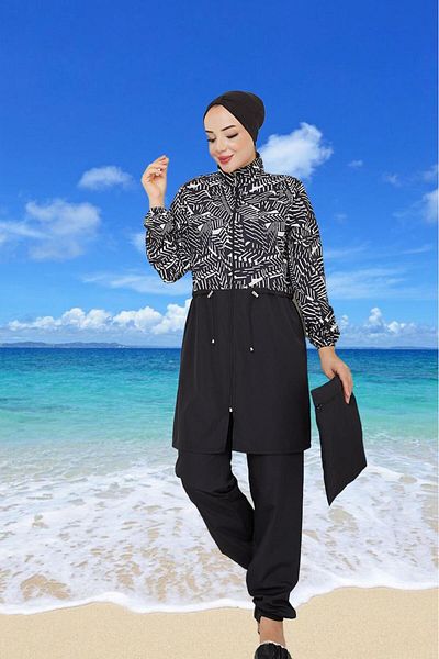 DLC Tekstil Digital Printed Lace-Up Hijab Gift